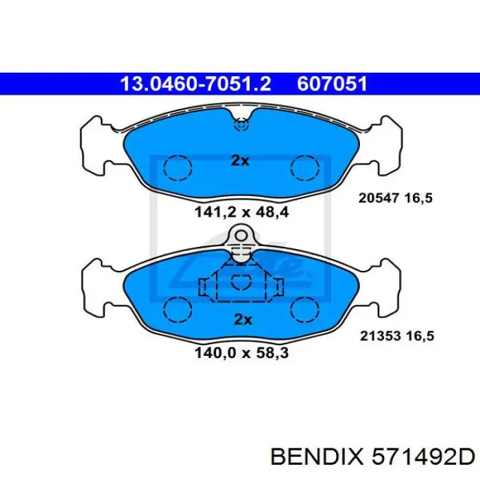 Колодки Jurid/Bendix 571492D цена, от 10.74 USD