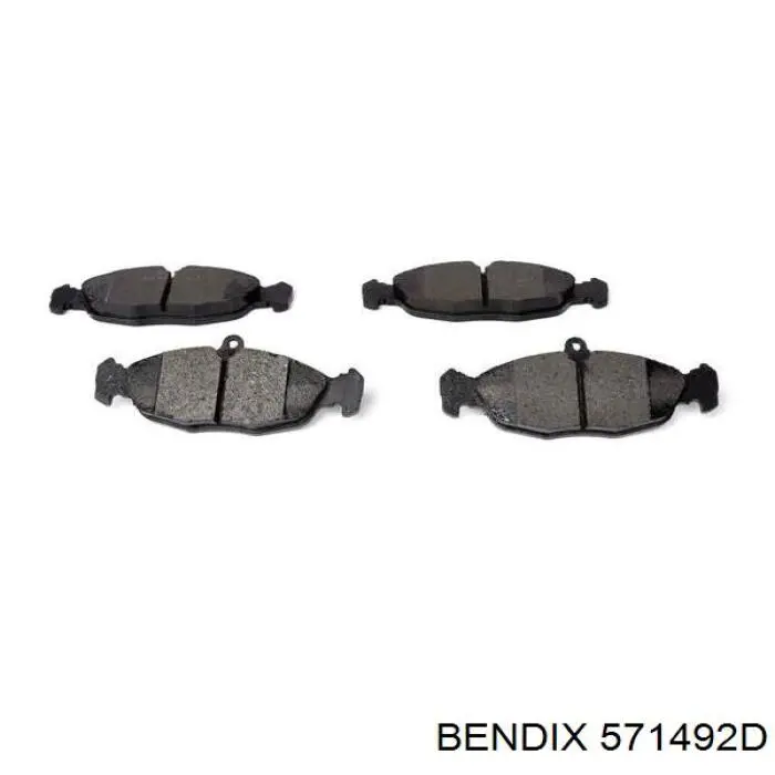 571492D Jurid/Bendix Колодки передние