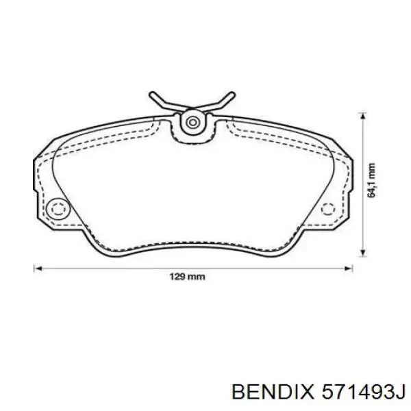 Колодки Jurid/Bendix 571493J цена, от 29.47 USD