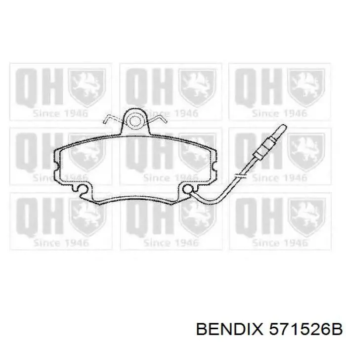 Купить 571526B Jurid/Bendix Колодки тормозные