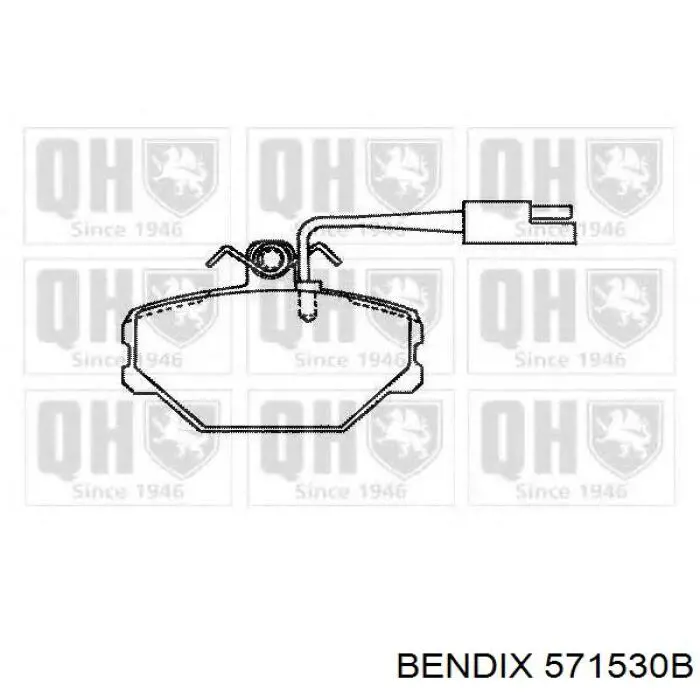 Колодки Jurid/Bendix 571530B цена, от 16.20 USD