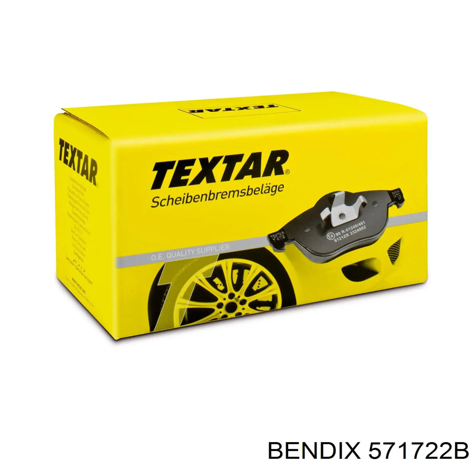 571722B Jurid/Bendix Колодки тормозные дисковые комплект