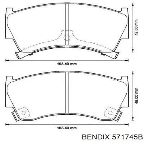 Купить 571745B Jurid/Bendix Колодки тормозные