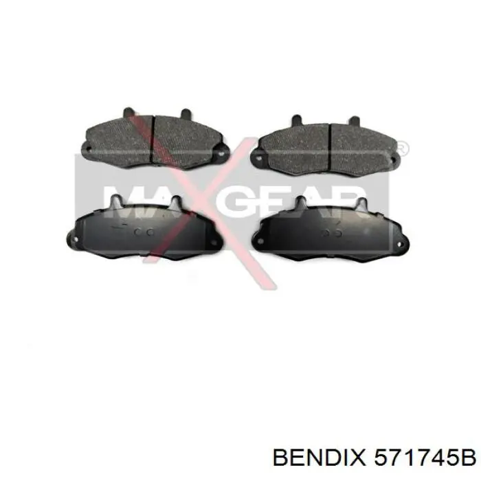 571745B Jurid/Bendix Колодки передние