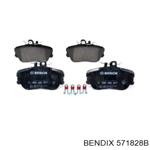 Купить 571828B Jurid/Bendix Колодки тормозные