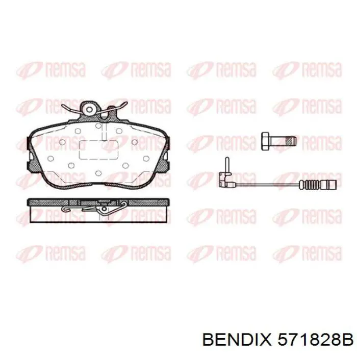 Колодки Jurid/Bendix 571828B цена, от 19.05 USD