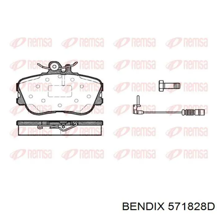 Купить 571828D Jurid/Bendix Колодки тормозные