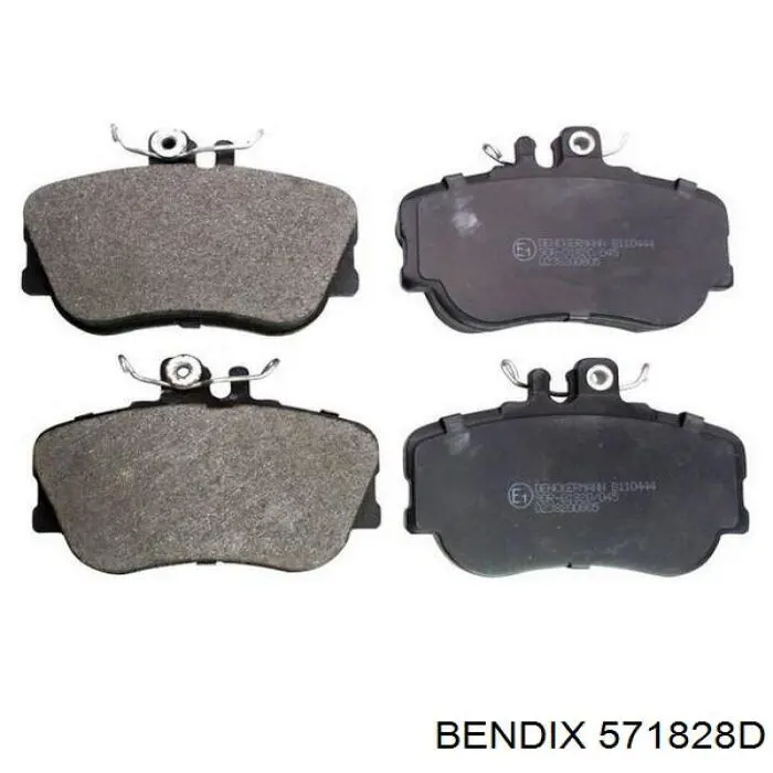 571828D Jurid/Bendix Колодки передние