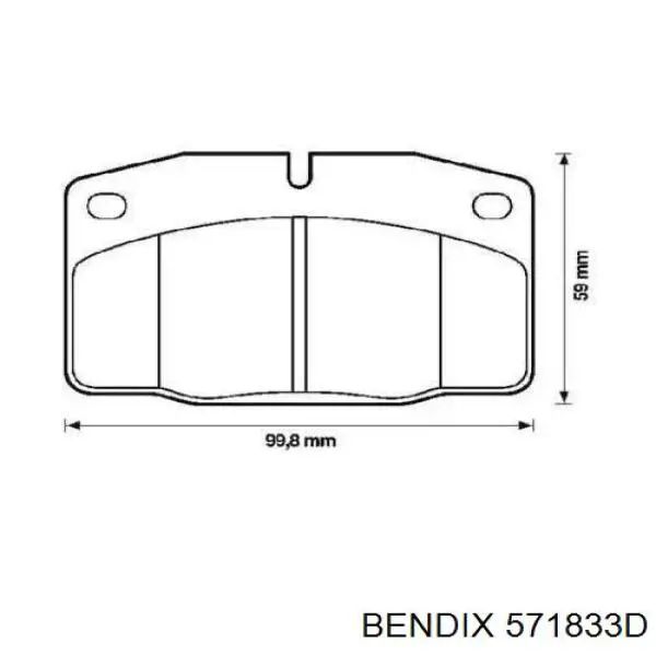 Передние тормозные колодки 1605407 General Motors