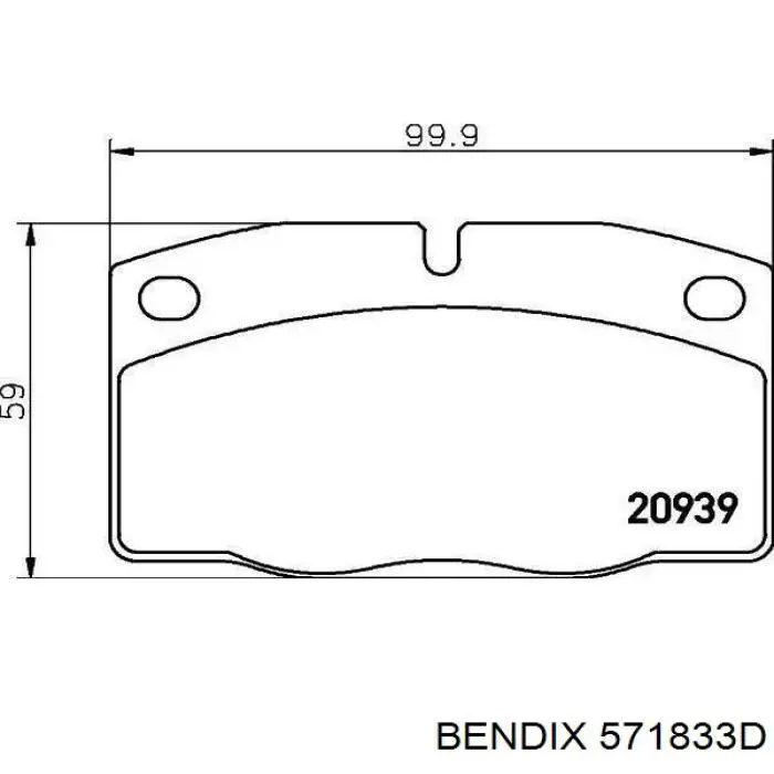 Передние тормозные колодки 1371361 Ford