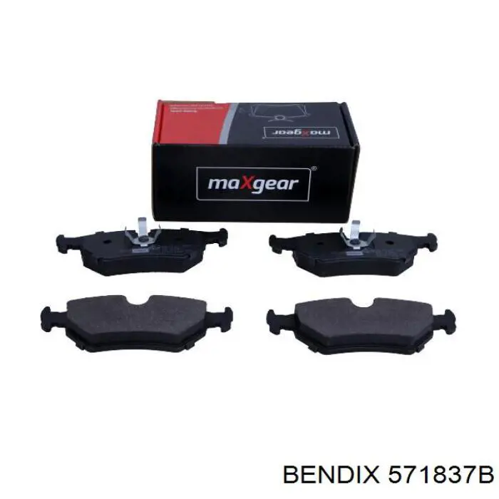 Колодки дисковые  Jurid/Bendix 571837B цена, от 14.17 USD