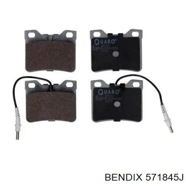 Купить 571845J Jurid/Bendix Колодки тормозные задние, дисковые