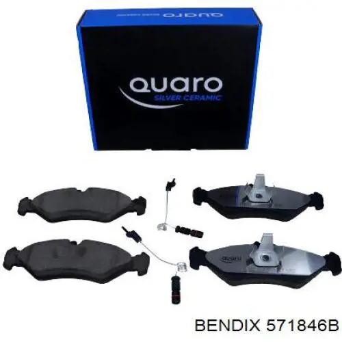 Купить 571846B Jurid/Bendix Колодки тормозные задние, дисковые