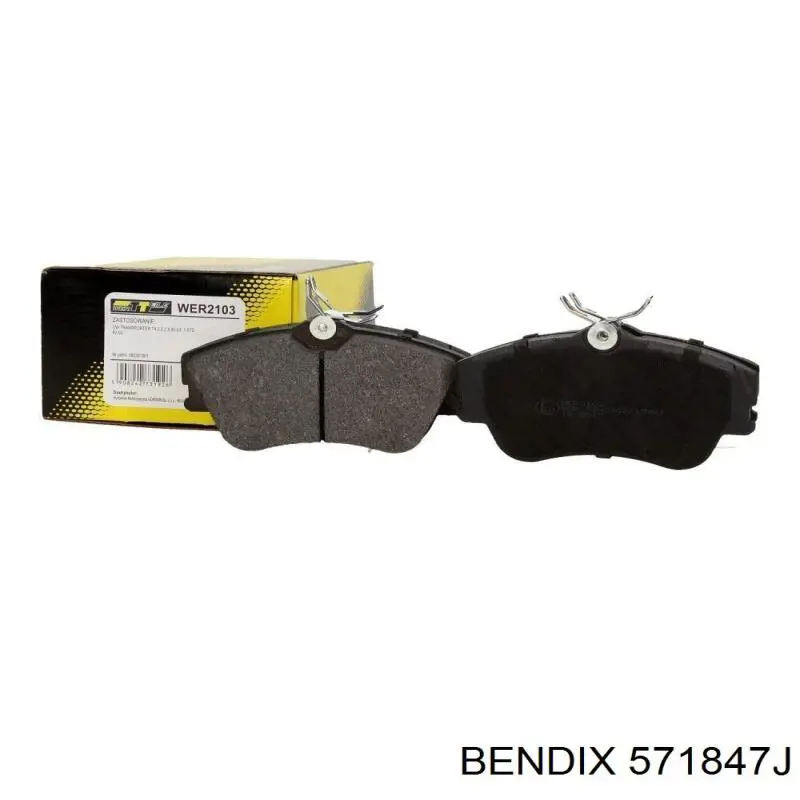 Купить 571847J Jurid/Bendix Колодки тормозные