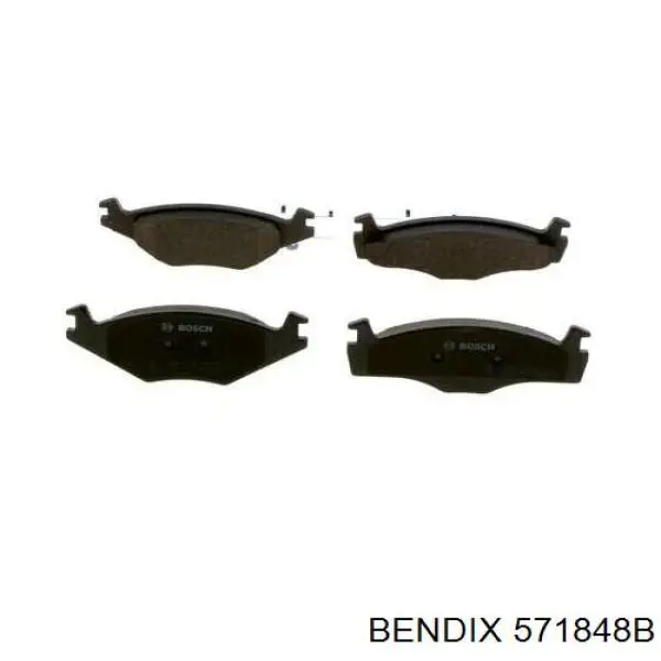 571848B Jurid/Bendix Колодки передние