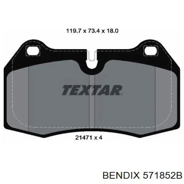Колодки Jurid/Bendix 571852B цена, от 30.89 USD