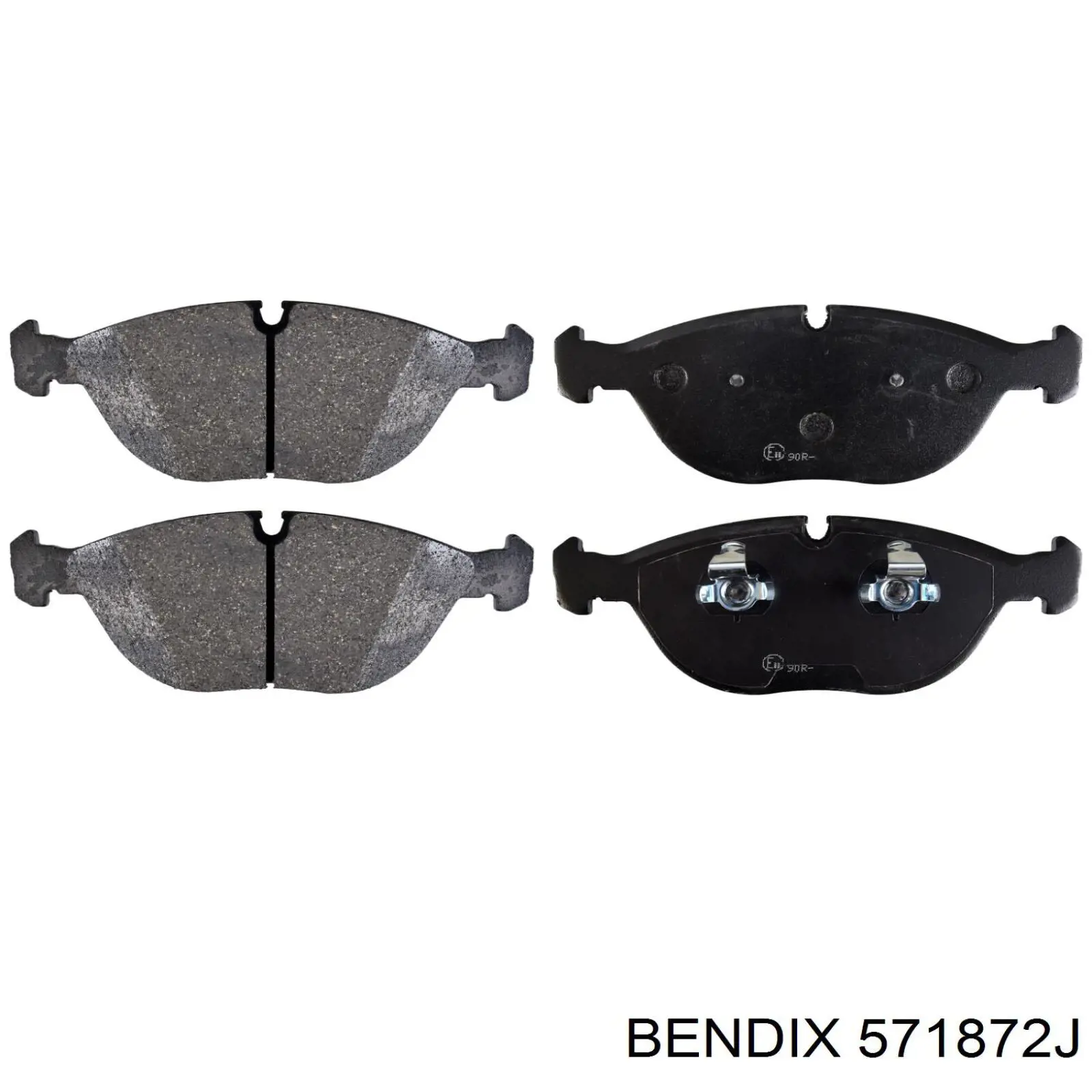Тормозные колодки Jurid/Bendix 571872J