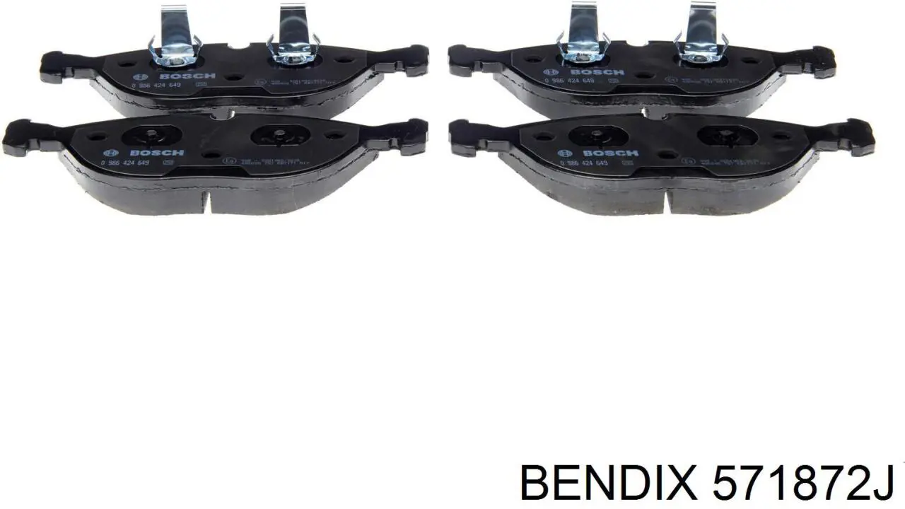 Купить 571872J Jurid/Bendix Колодки тормозные