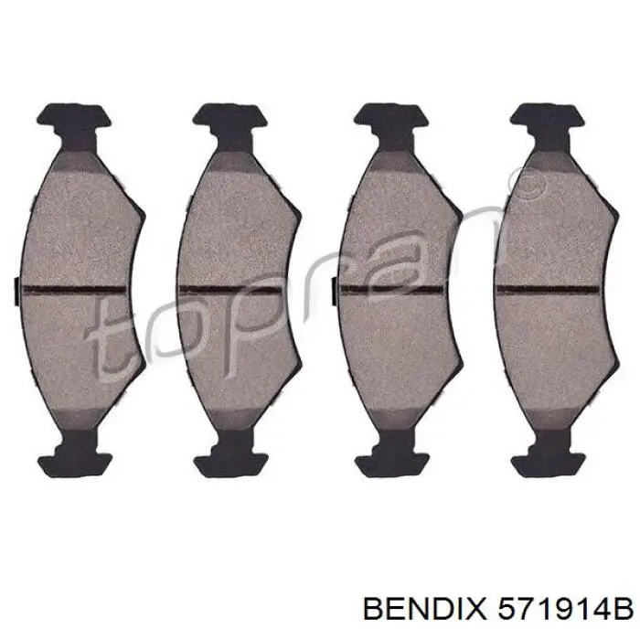 Колодки Jurid/Bendix 571914B цена, от 11.27 USD