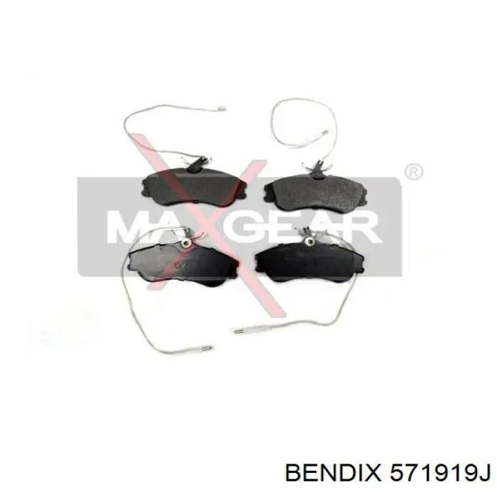 Купить 571919J Jurid/Bendix Колодки тормозные