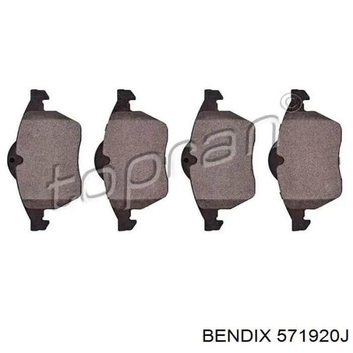 Колодки Jurid/Bendix 571920J цена, от 31.92 USD