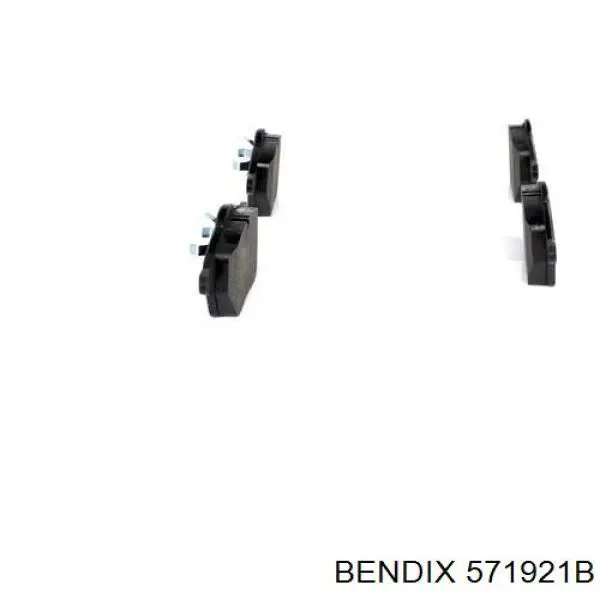 571921B Jurid/Bendix Колодки передние