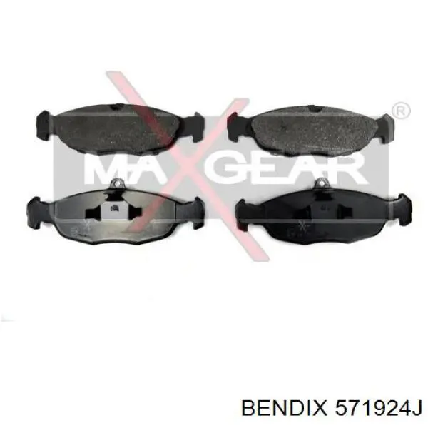 Тормозные колодки Jurid/Bendix 571924J