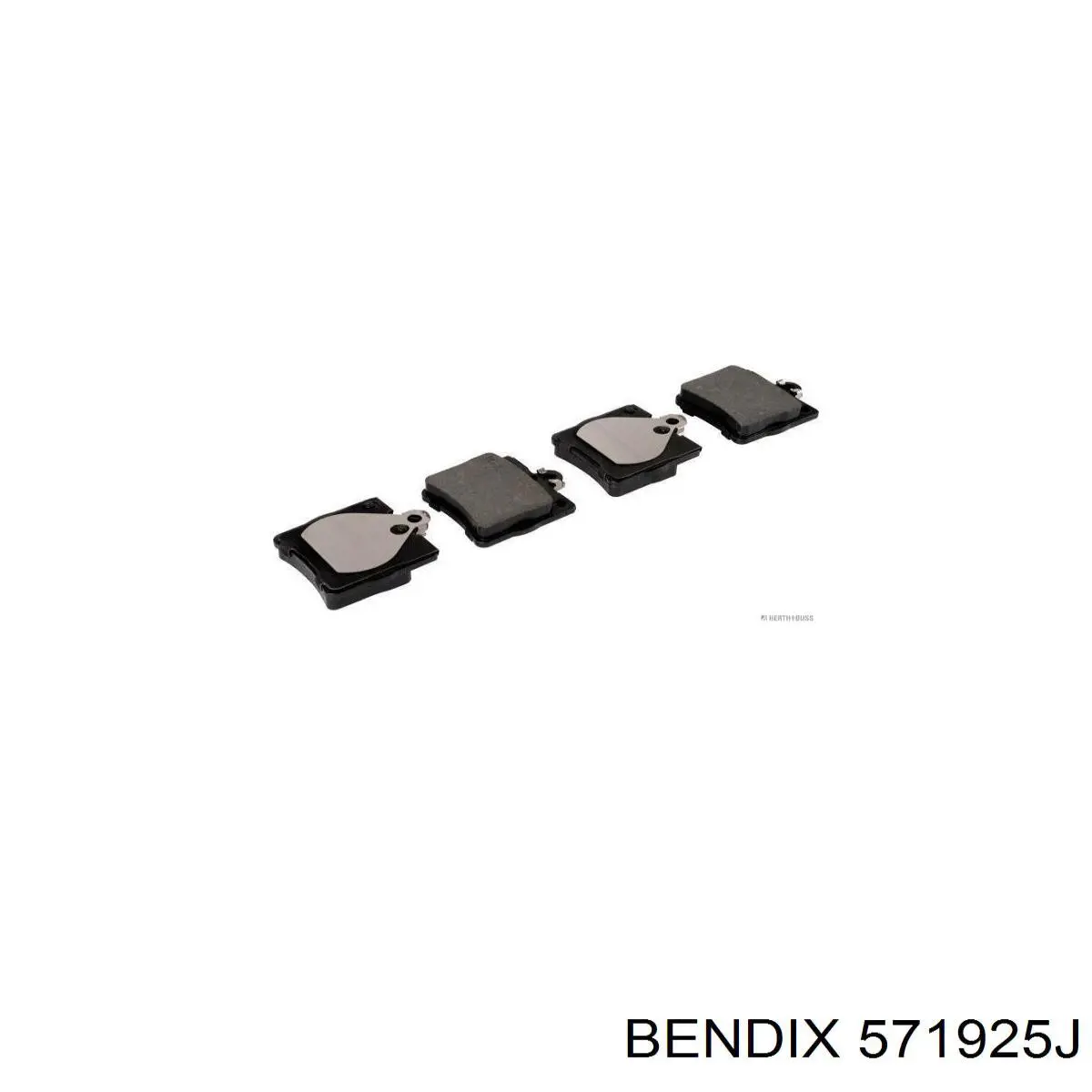 Колодки дисковые  Jurid/Bendix 571925J цена, от 18.22 USD