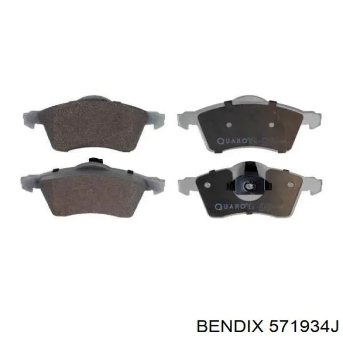 Тормозные колодки Jurid/Bendix 571934J