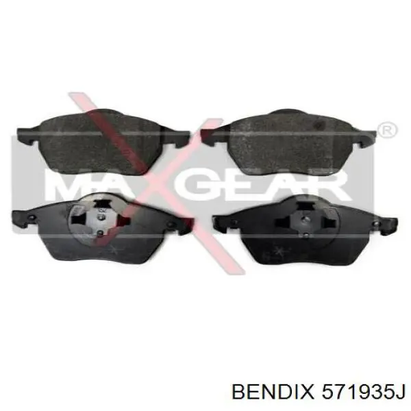 Тормозные колодки Jurid/Bendix 571935J