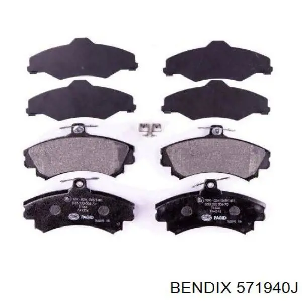 Купить 571940J Jurid/Bendix Колодки тормозные