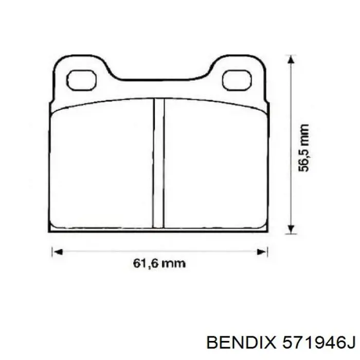 Колодки Jurid/Bendix 571946J цена, от 19.73 USD