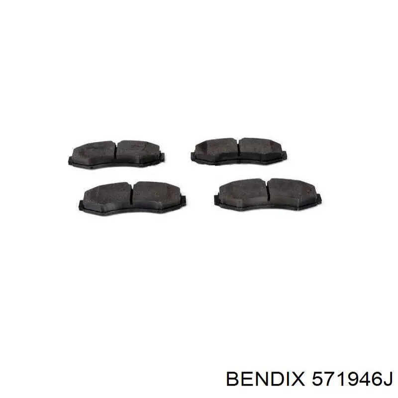 571946J Jurid/Bendix Колодки передние