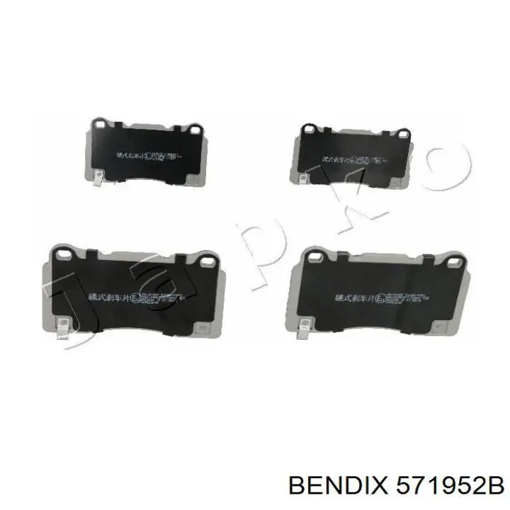 571952B Jurid/Bendix Колодки передние