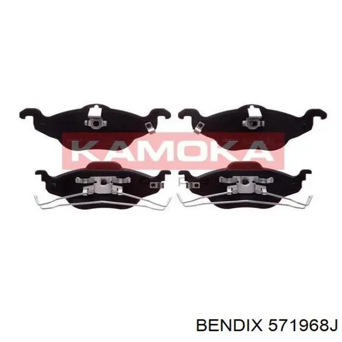 Тормозные колодки Jurid/Bendix 571968J