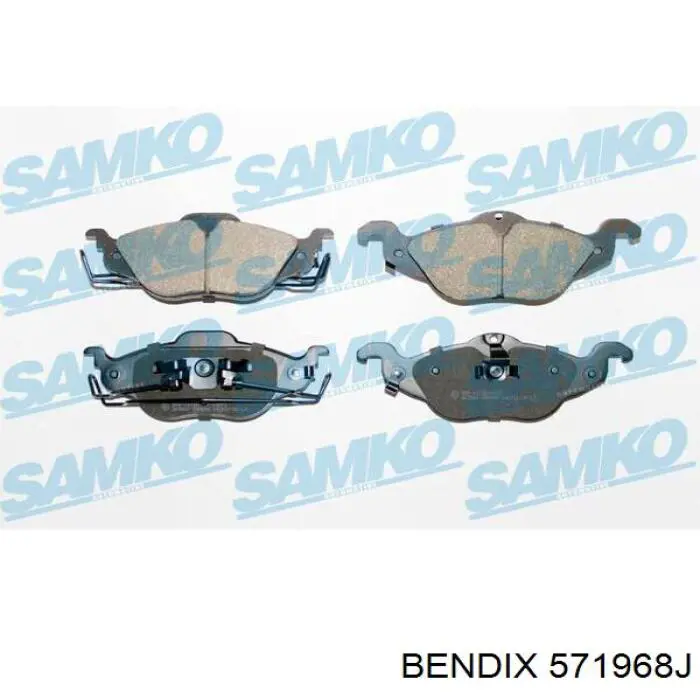 Колодки Jurid/Bendix 571968J цена, от 27.65 USD
