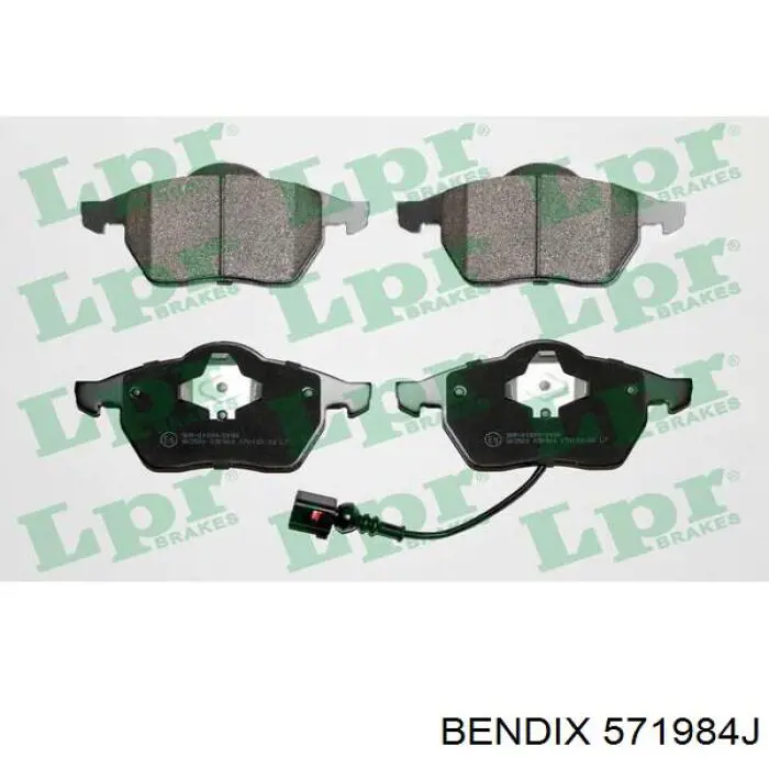 Купить 571984J Jurid/Bendix Колодки тормозные