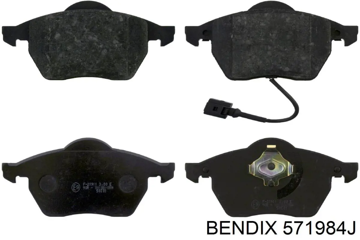 Тормозные колодки Jurid/Bendix 571984J