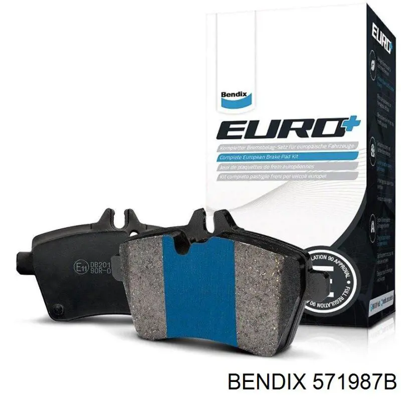 571987B Jurid/Bendix Колодки передние