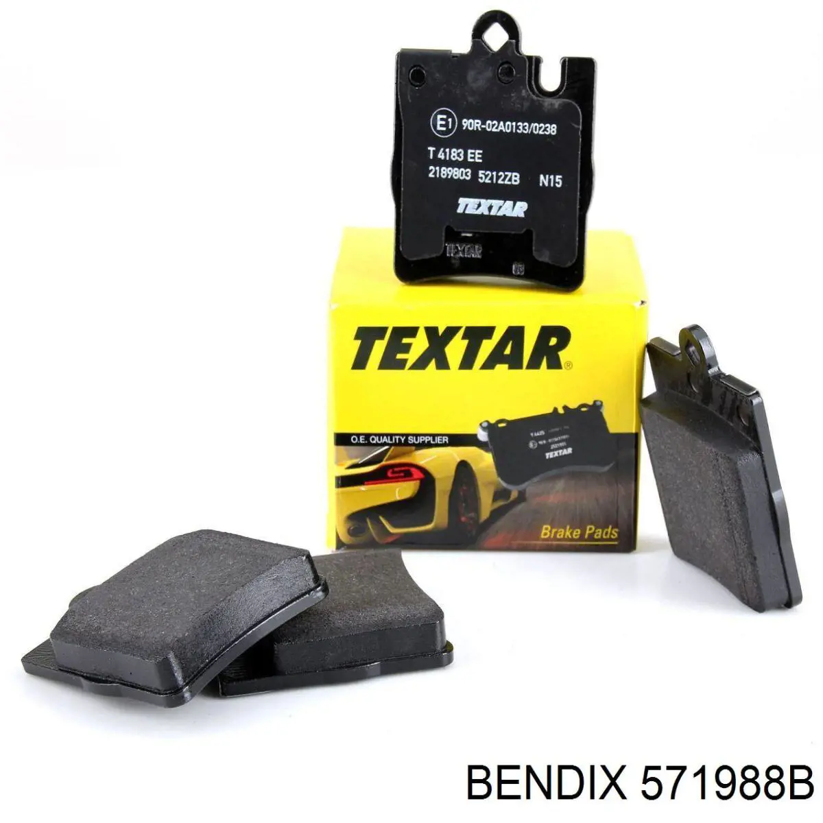Купить 571988B Jurid/Bendix Колодки тормозные задние, дисковые