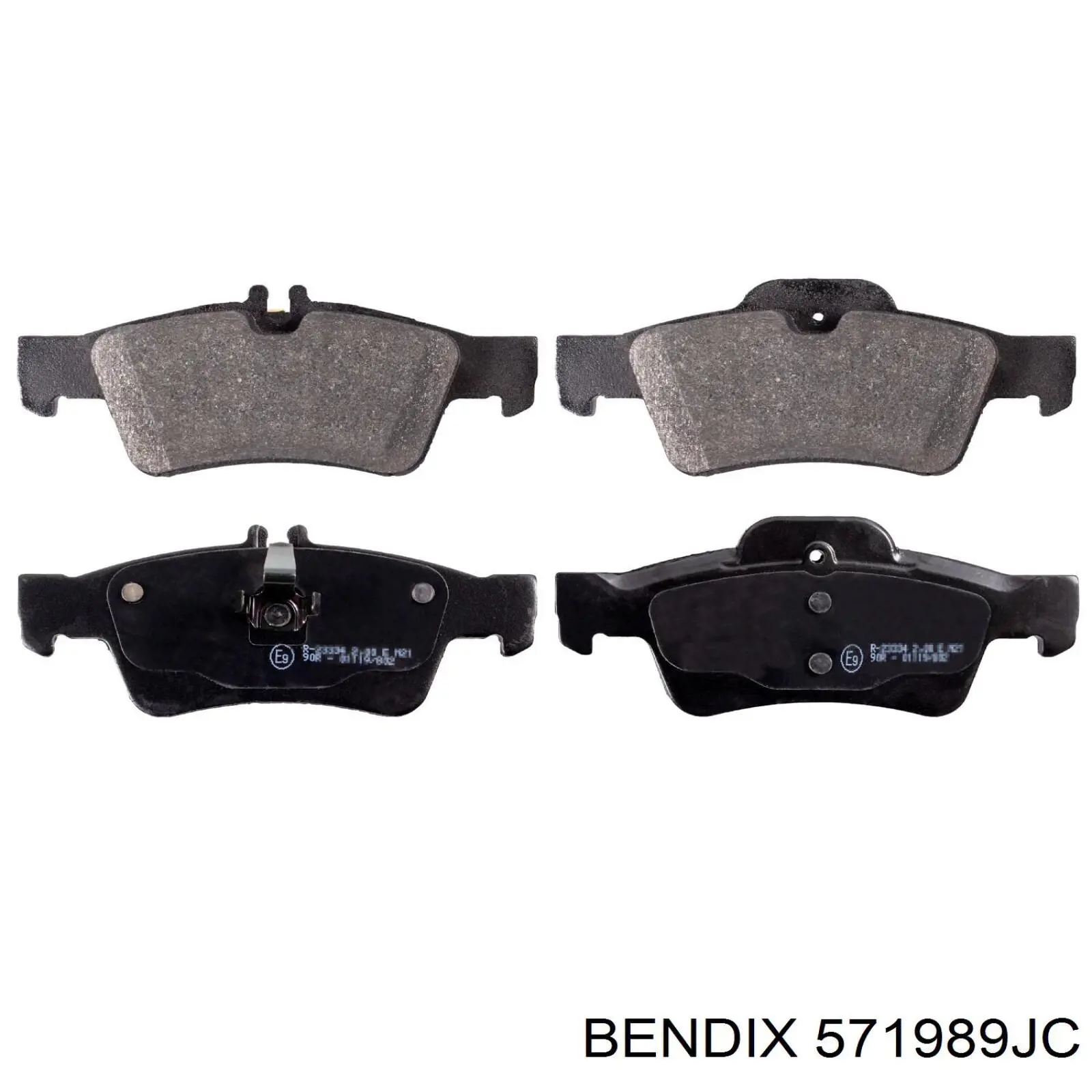 Колодки дисковые  Jurid/Bendix 571989JC цена, от 32.45 USD
