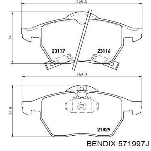  571997J Jurid/Bendix