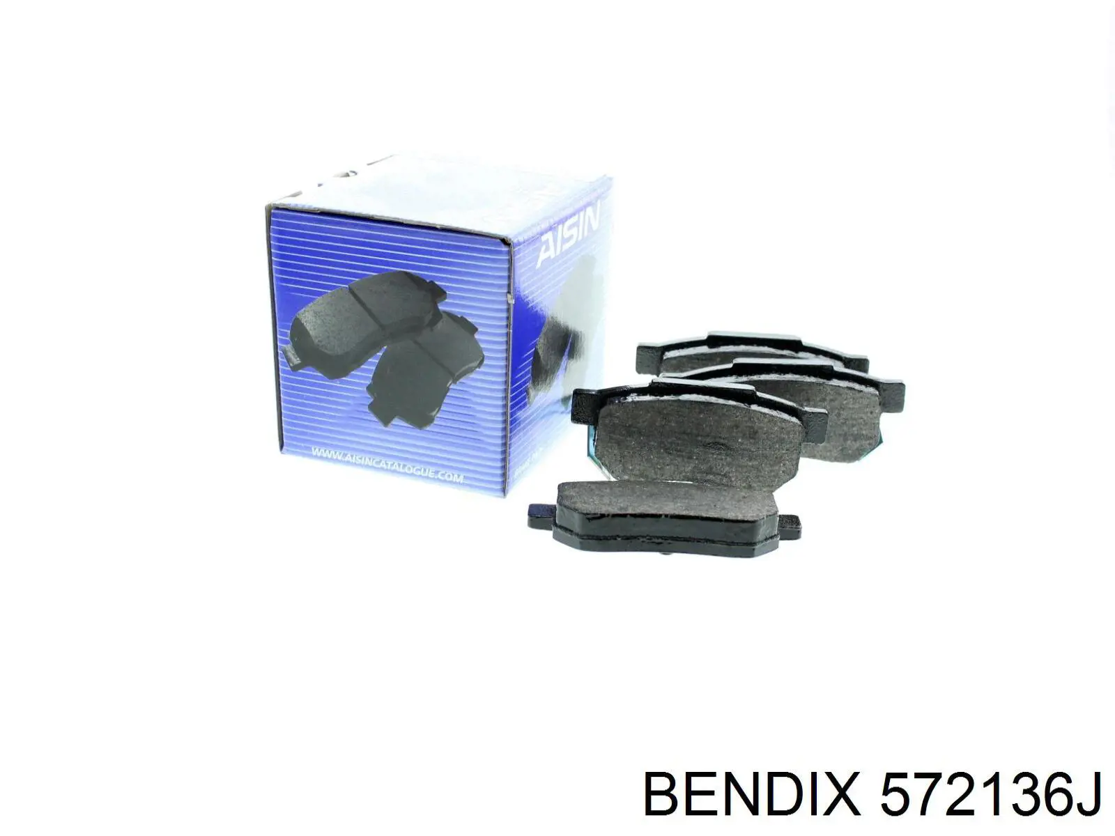 572136J Jurid/Bendix Колодки тормозные дисковые комплект