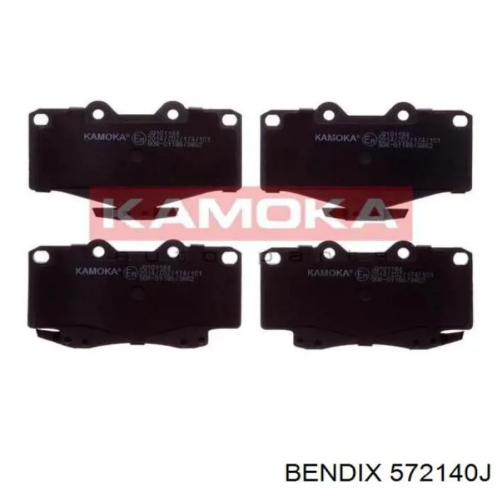 Тормозные колодки Jurid/Bendix 572140J