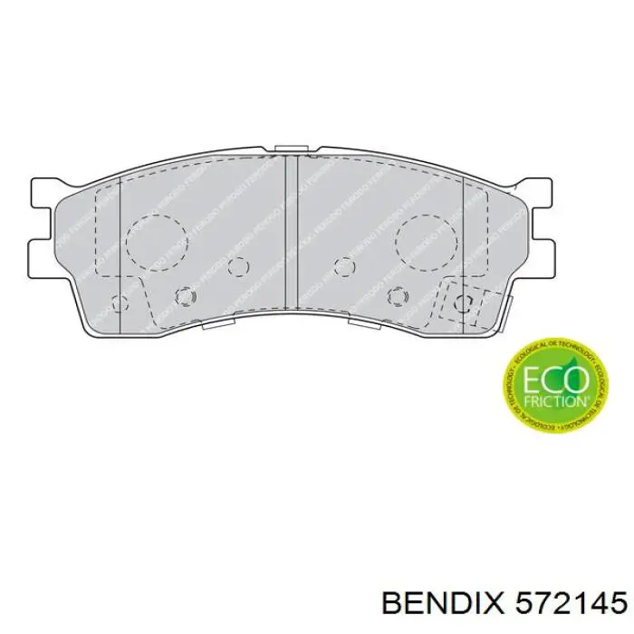 Купить 572145 Jurid/Bendix Колодки тормозные