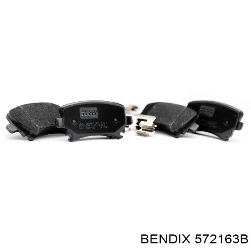 Купить 572163B Jurid/Bendix Колодки тормозные задние, дисковые