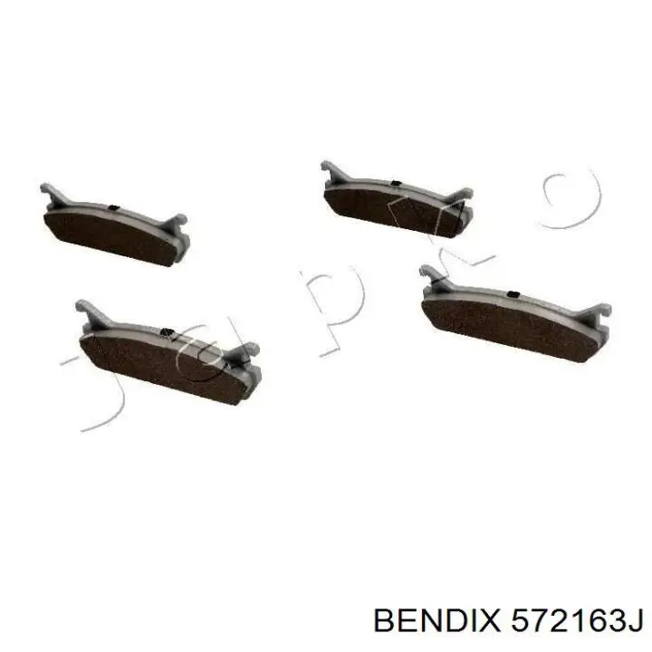 Колодки дисковые  Jurid/Bendix 572163J цена, от 19.89 USD