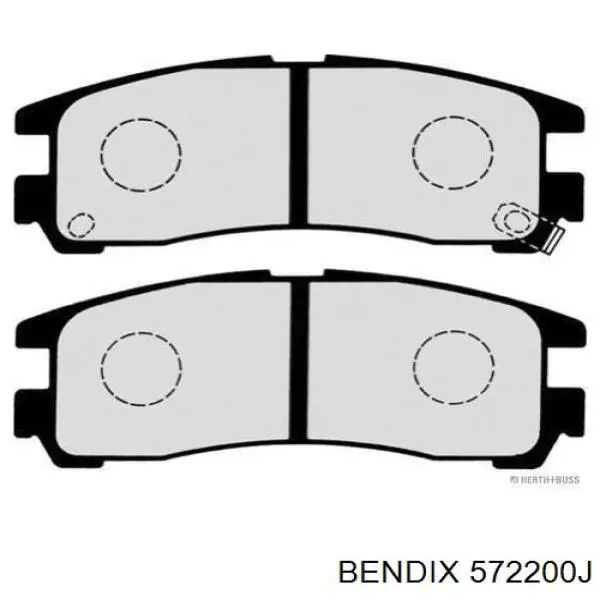 Колодки дисковые  Jurid/Bendix 572200J цена, от 17.00 USD