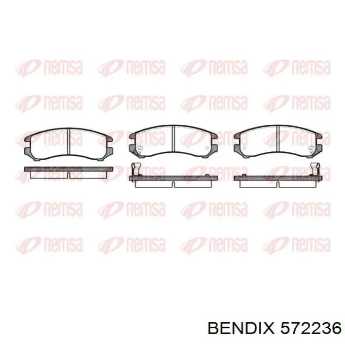 Колодки Jurid/Bendix 572236 цена, от 11.47 USD