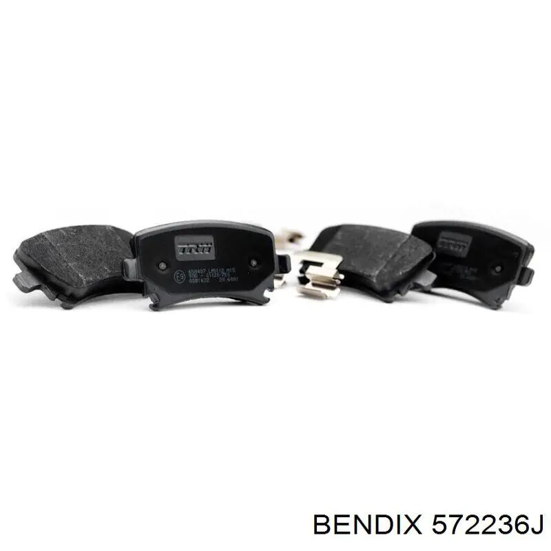 572236J Jurid/Bendix Колодки передние
